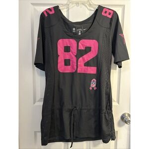 Nike Black and Pink Women's Jersey
